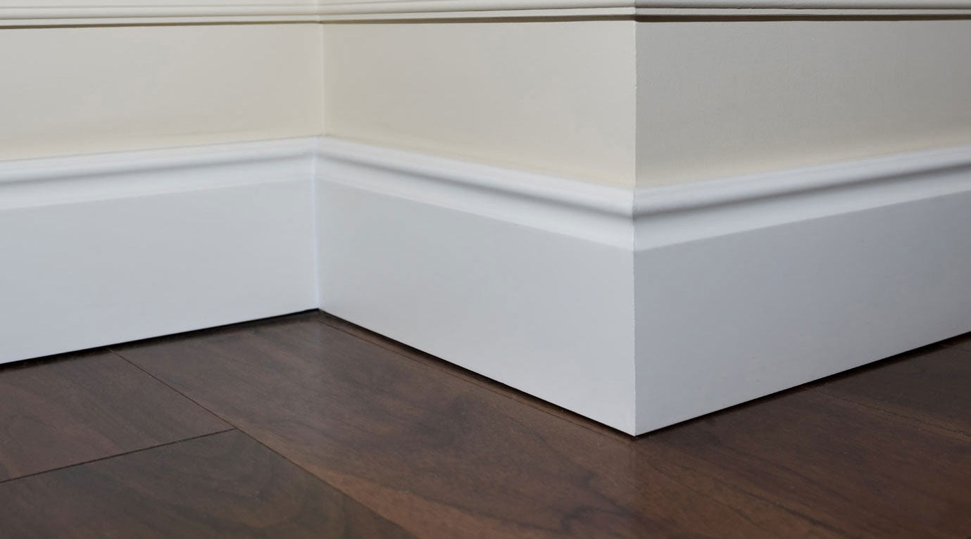 New, Modern Baseboards Add The Finishing Touch