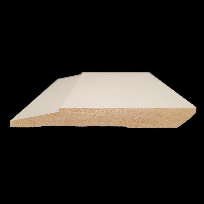 7-1/4” x  5/8” Finger Jointed Pine Contemporary Baseboard