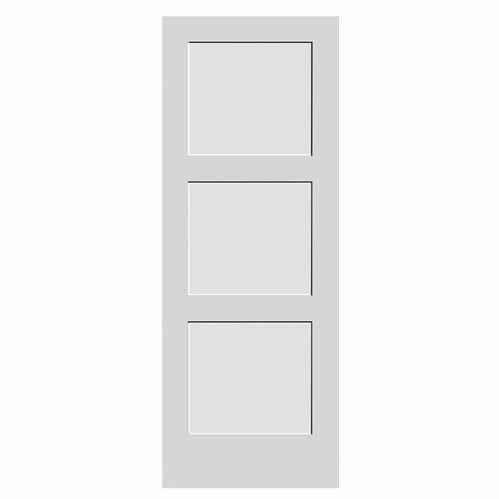 3 Panel Shaker Interior Door MDF Primed†