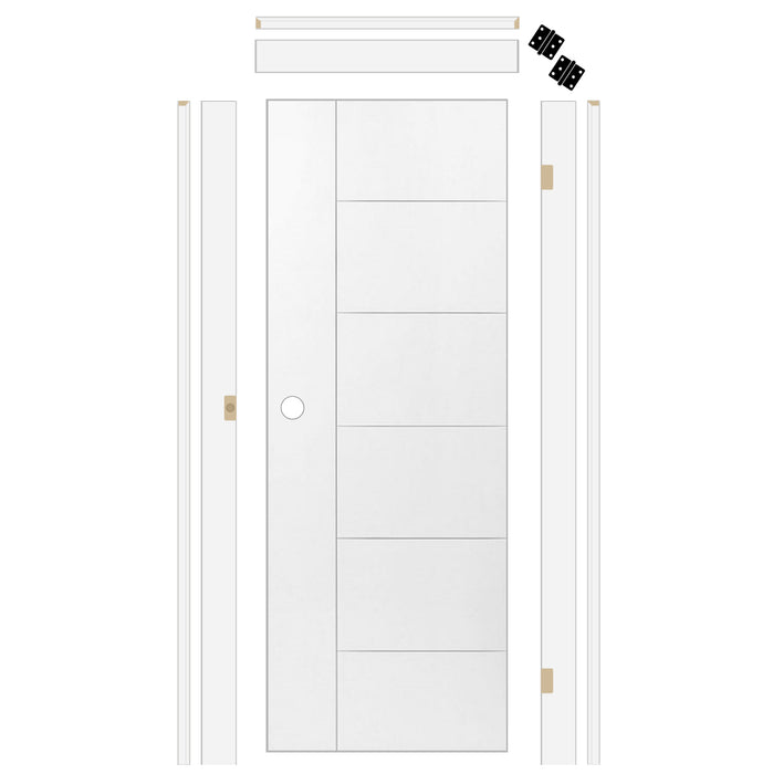 Alki Solid Core Door with 4-5/8" Jamb Kit*