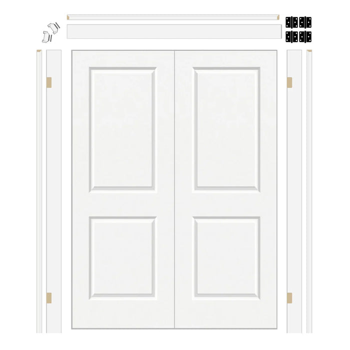 Kingston Hollow Core Double Door with 4-5/8" Jamb Kit*