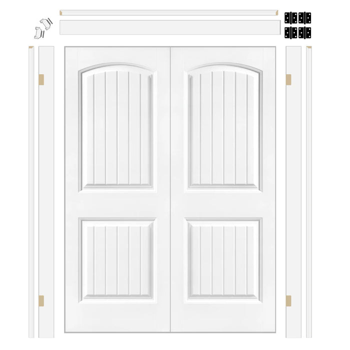 Lopez Hollow Core Double Door with 6-5/8" Jamb Kit*