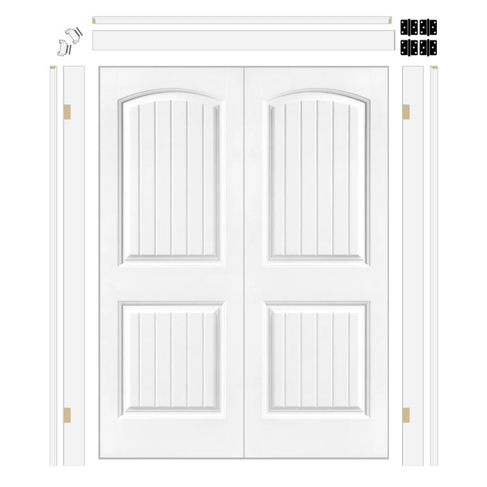 Lopez Hollow Core Double Door with 4-5/8" Jamb Kit*