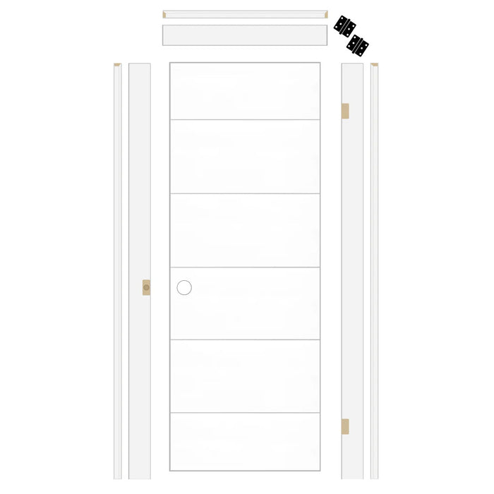 Denman Solid Core Door with 4-5/8" Jamb Kit*
