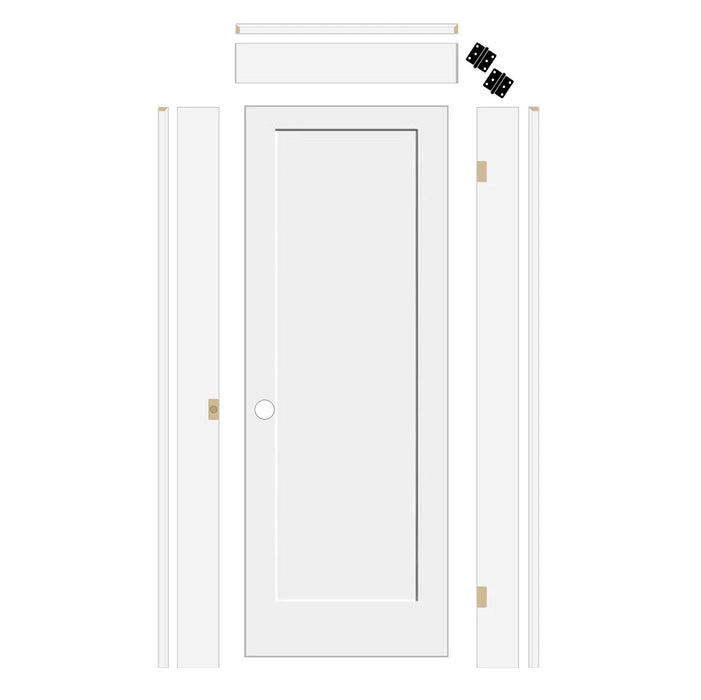 Shaker 1 Panel Solid Core Door with 6-5/8" Jamb Kit*