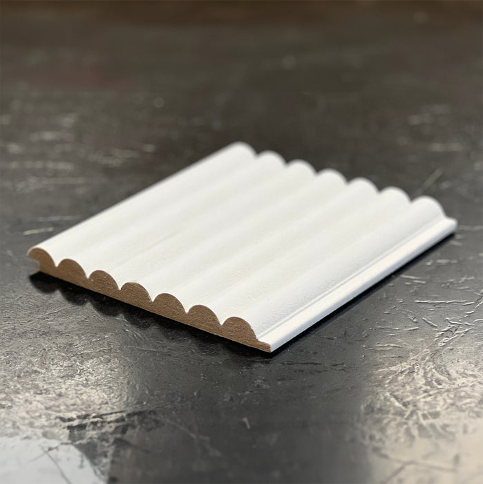 5-5/16” x 1/2” MDF Reeded Shiplap-Style Plank