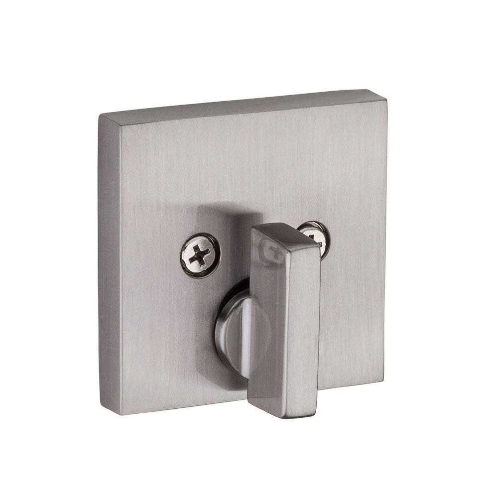 Weiser Single-Cylinder Round Deadbolt Door Lock, Nickel