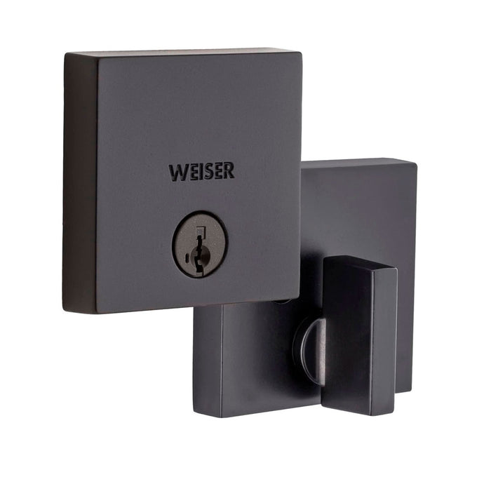 Weiser Downtown Single Cylinder Low Profile Deadbolt Lock