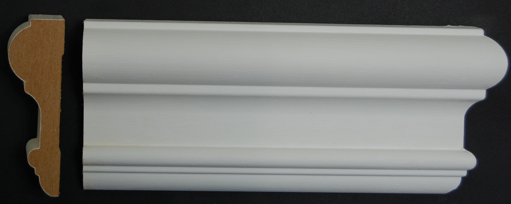 3-3/16" x 1-1/8" MDF Primed Colonial Chair Rail