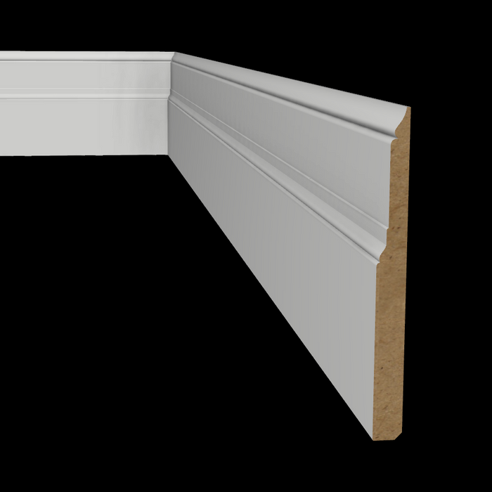 5-1/2" x 1/2" MDF Step Baseboard