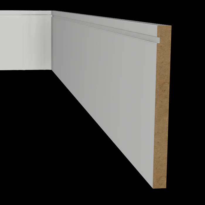 7-1/4" x 1/2" MDF West End Baseboard