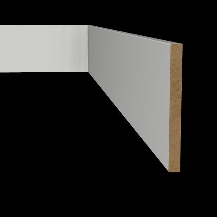 5" x 3/8"  MDF Flat Stock Baseboard