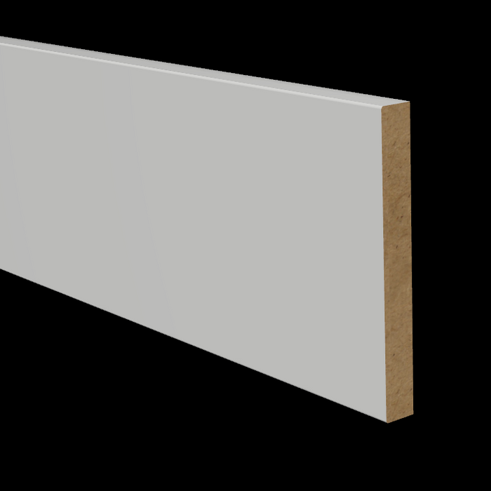 5-3/8" x 5/8"x 12ft MDF Flat Stock Baseboard