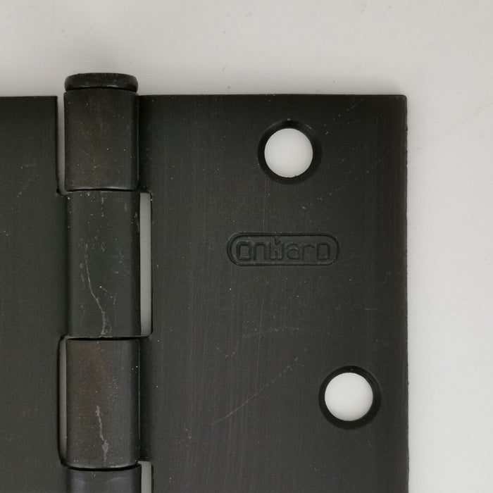 3" x 3" Oil Rubbed Bronze Hinges, Square Corners