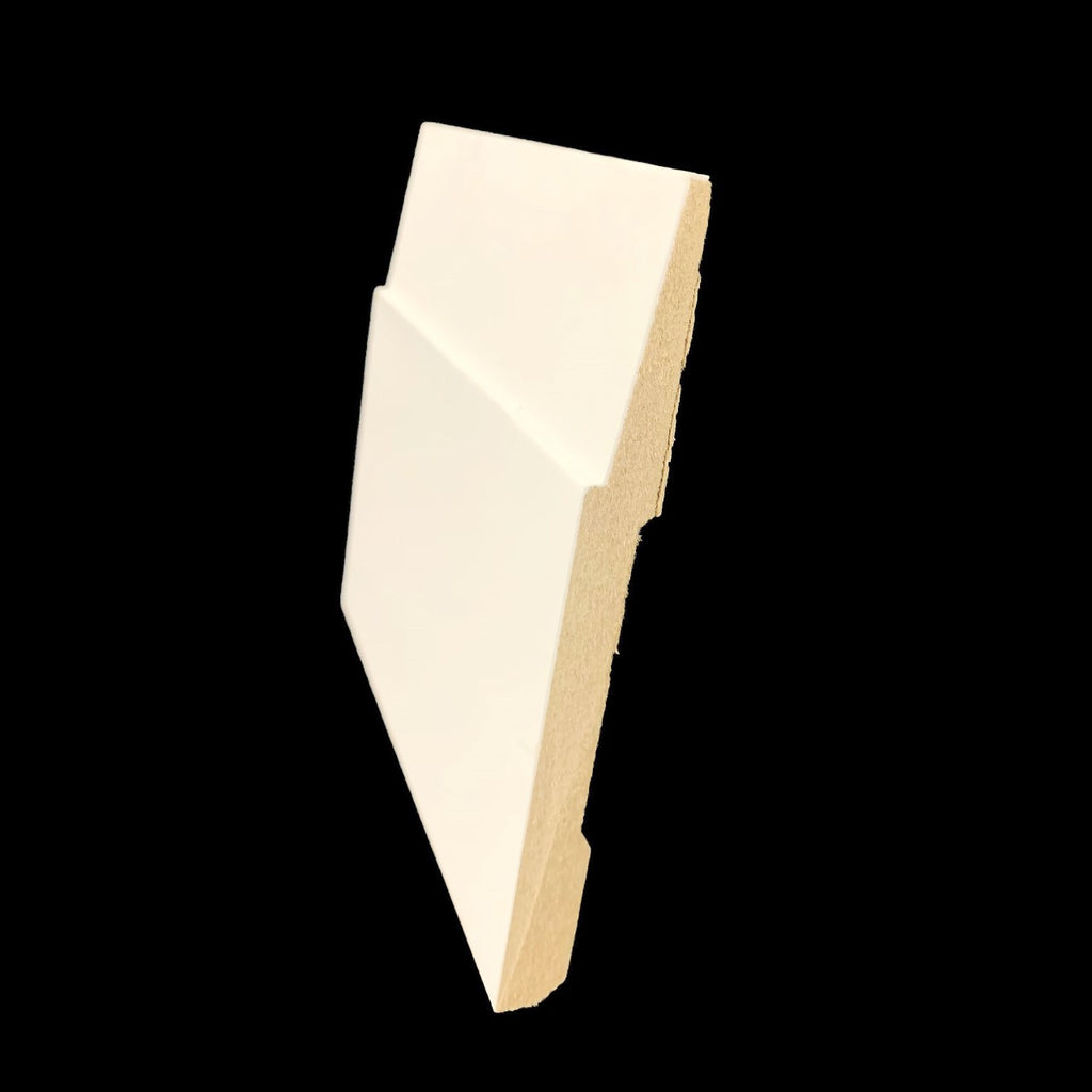 51/2” x 1/2" MDF Contemporary Baseboard Cambridge Crown and Trim