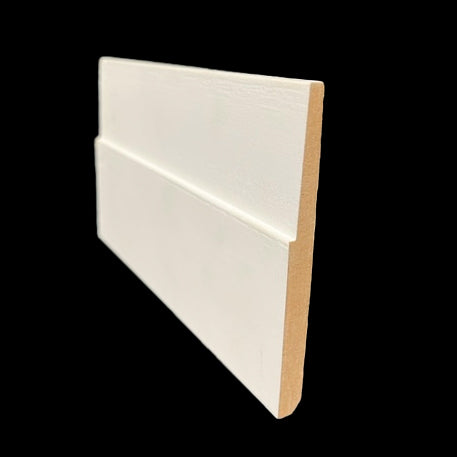 4” x 3/8" MDF Contemporary Baseboard