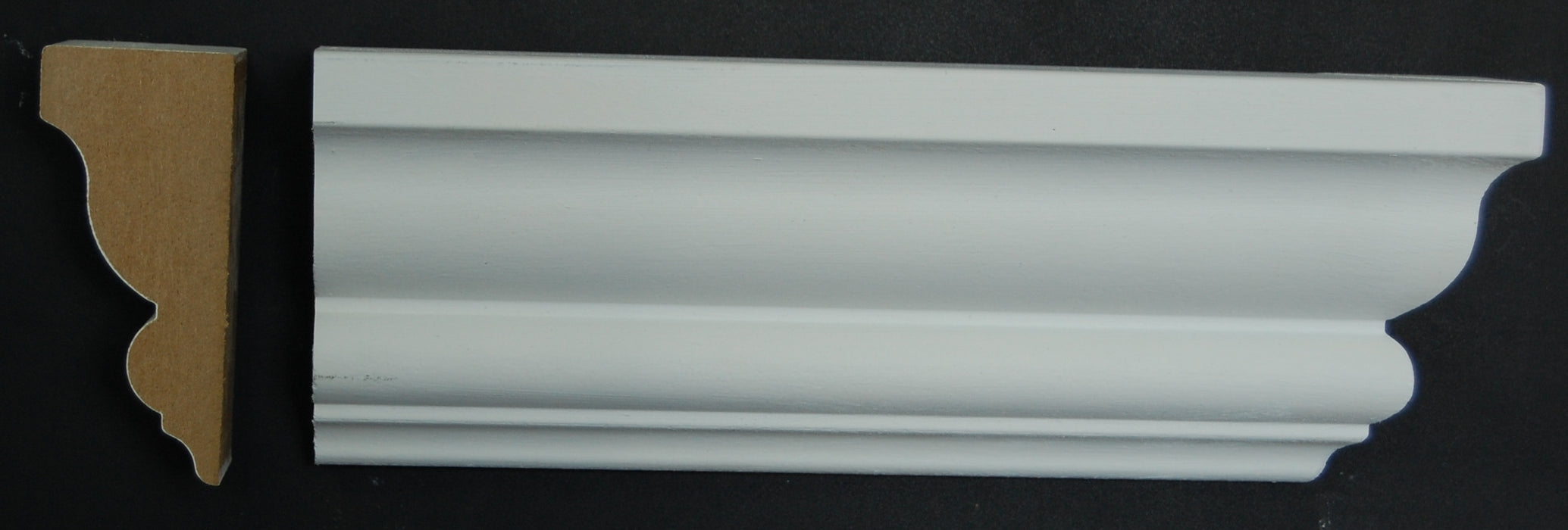 2-3/4" x 1- 1/4" MDF Prestige Primed Top Rail