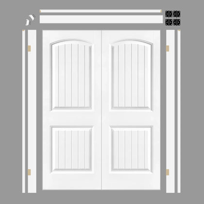 Hollow Core Double Doors with 6-5/8" Jambs New*