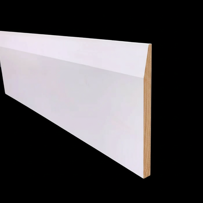 7-1/4" x 5/8" Finger Joint Poplar Chamfered Baseboard