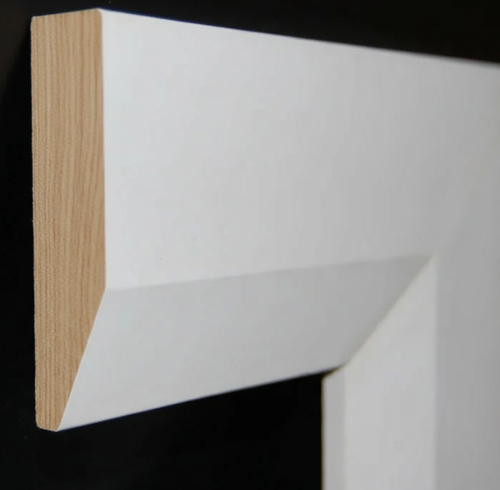 3-1/2" x 3/4" Finger Joint Poplar Chamfered Casing