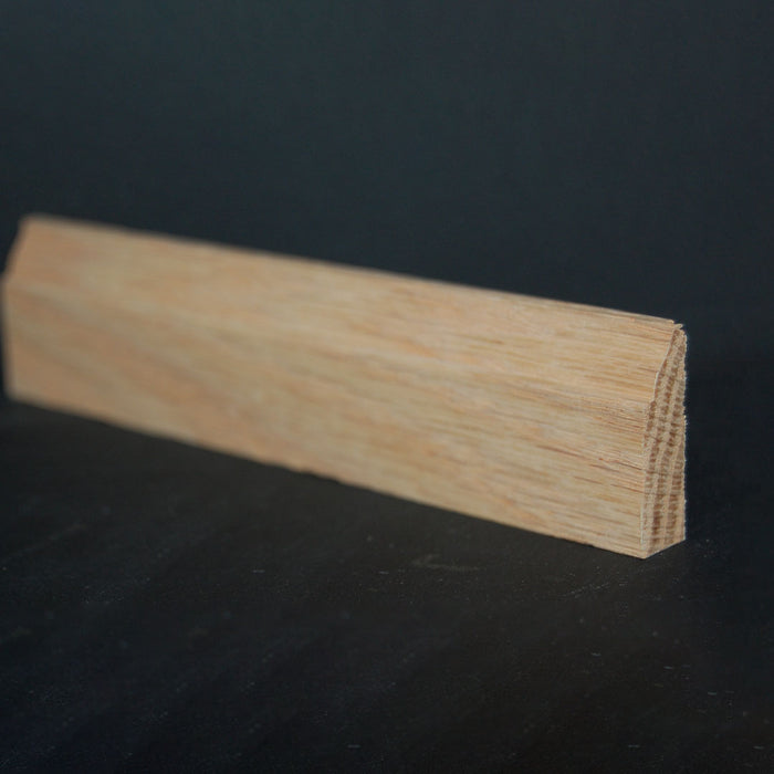 1-1/4 x 3/8" OAK DOOR STOP/SHOE TRIM