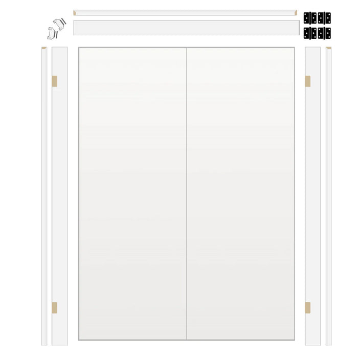 Slab Hollow Core Double Doors with 6-5/8" Jambs*