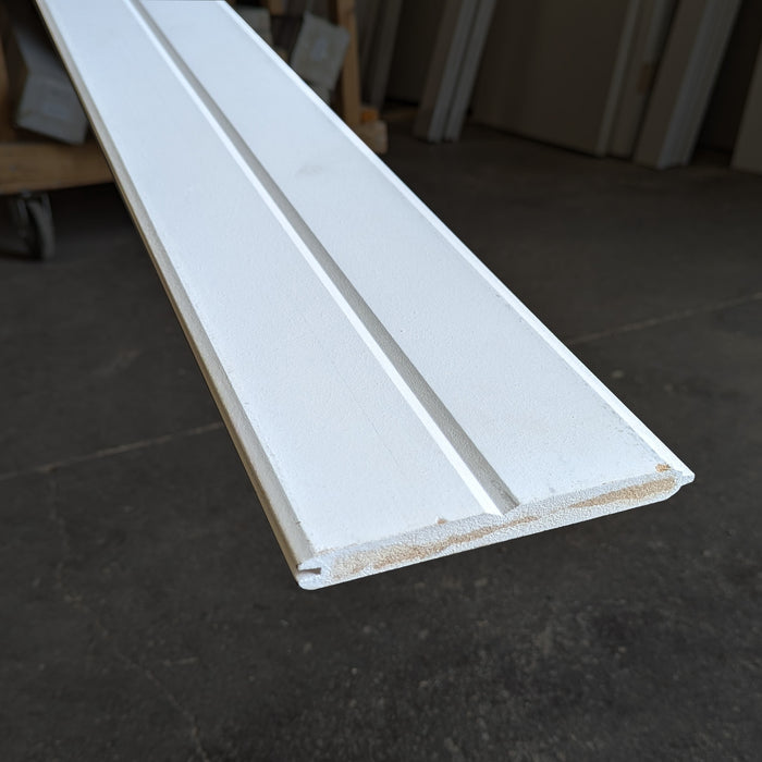 5-15/16" x 5/8" MDF Primed Tongue and Groove Reversible "V" Groove Shiplap