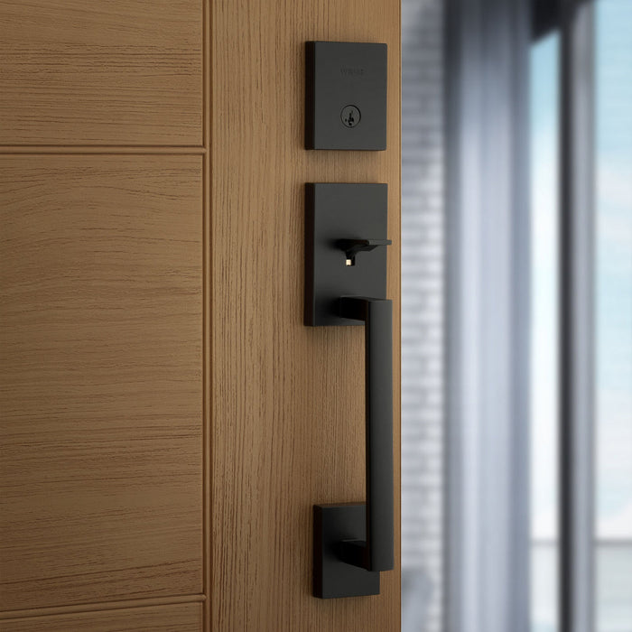 San Clemente Handleset with Halifax Lever - featuring SmartKey
