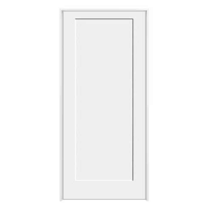 Shaker 1 Panel Solid Core Pre-Hung Door with 4-5/8" Jamb