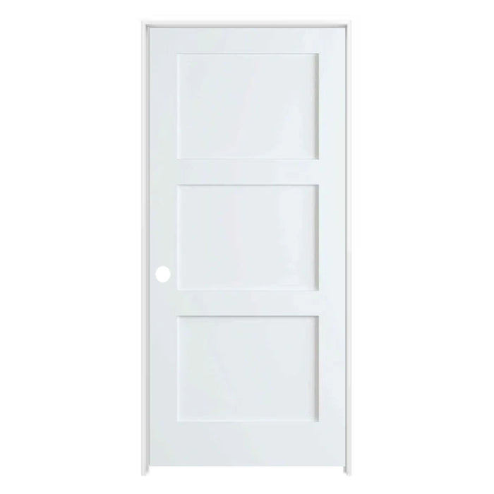 Shaker 3 Panel Solid Core Pre-Hung Door with 4-5/8" Jamb