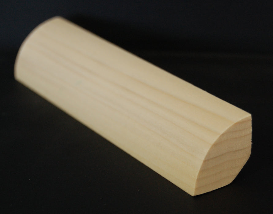 1" x 1" Raw Poplar Quarter Round Trim