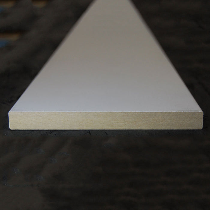 7-1/4" x 5/8" MDF Primed 3 Sides Flat Stock