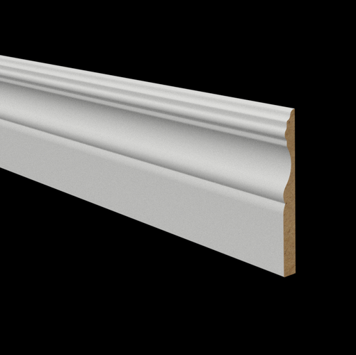 3-7/8” x 3/8” MDF Colonial Baseboard