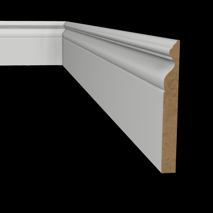 5-9/16" x 5/8" MDF Colonial Baseboard