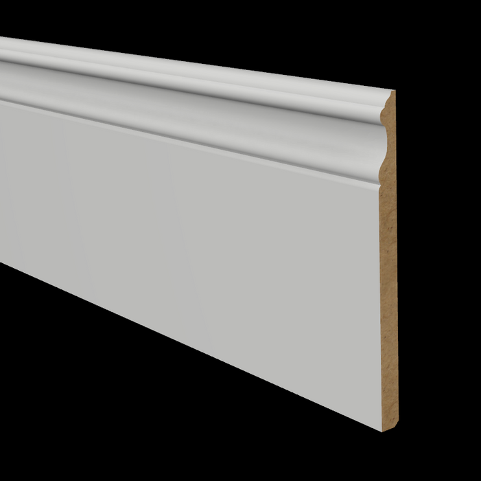 7-1/4" x 1/2" MDF Colonial Baseboard