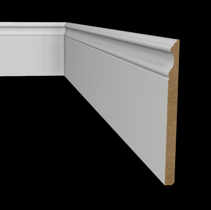 7-1/4" x 1/2" MDF Colonial Baseboard