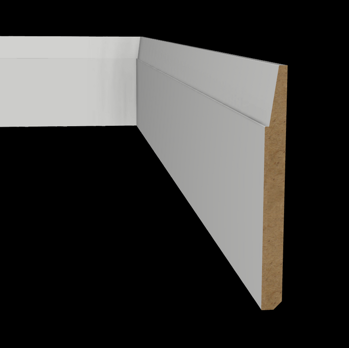 7-1/4" x 5/8" MDF Contemporary Baseboard