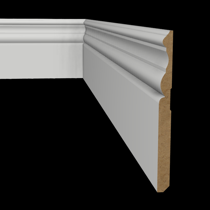 8" x 5/8" MDF Prestige Baseboard