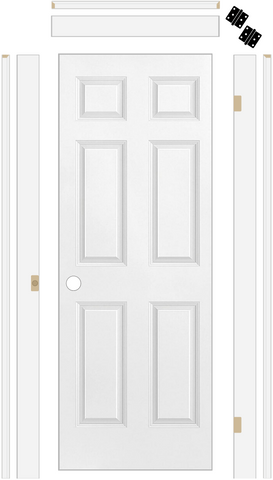 Colonist Hollow Core Door with 4-5/8" Jambs