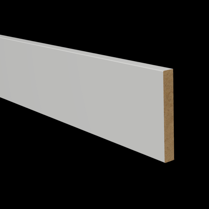 4-1/2" x 5/8" x (8ft/12ft) MDF Flat Stock Baseboard