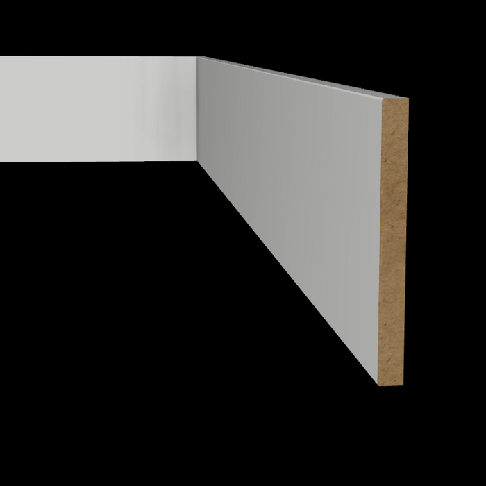 5-1/2" x 1/2"  MDF Flat Stock Baseboard