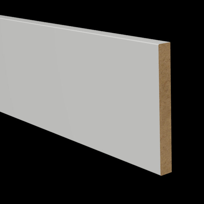 5-3/8" x 5/8"x 12ft  MDF Flat Stock Baseboard