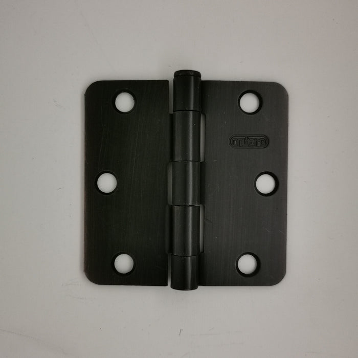 3" x 3" Oil Rubbed Bronze Hinges, 1/4" Radius