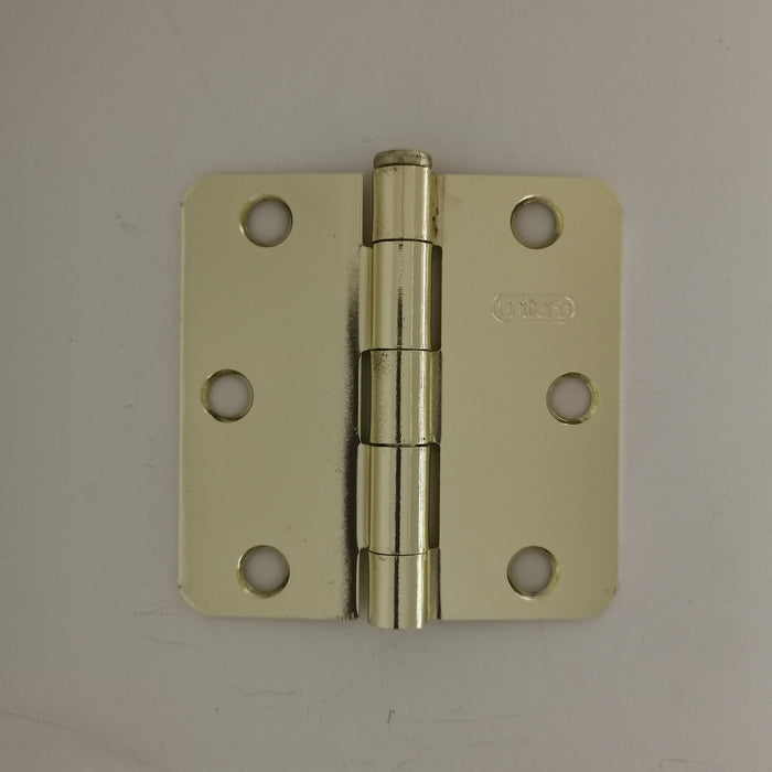 3" x 3" Brass Hinges, 1/4" Radius