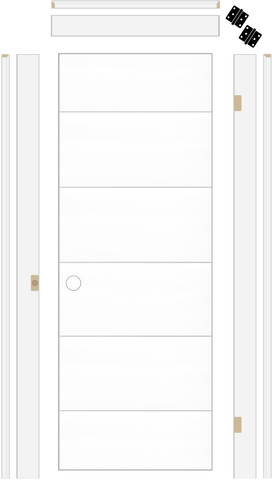 Melrose Solid Core Door with 4-5/8" Jambs